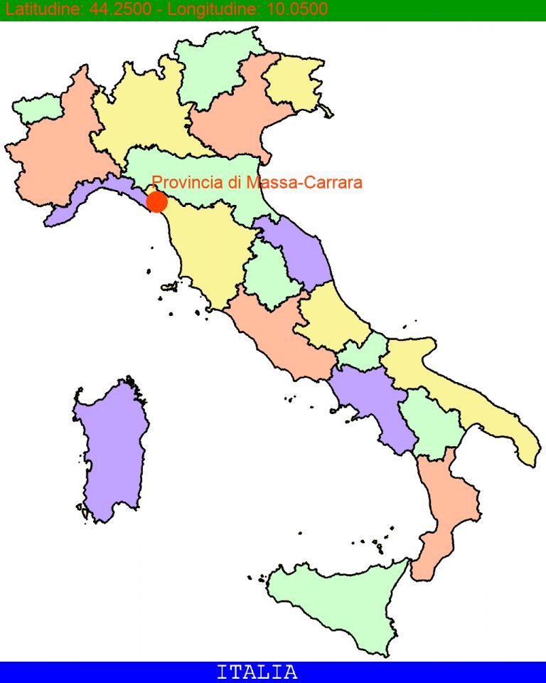 Posizione del comune
                                      nell'Italia